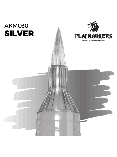 Fixa AK PlayMarkers (Silver) - strieborná farba