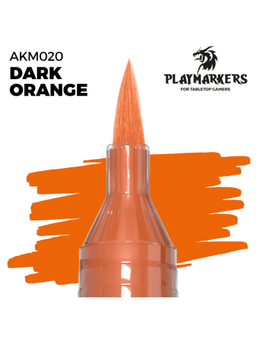 Fixa AK PlayMarkers (Dark Orange) - tmavo oranžová farba