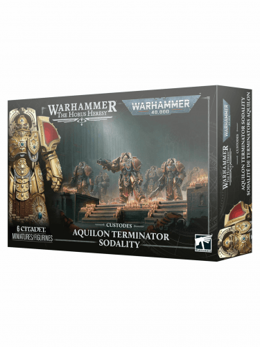 Warhammer: Horus Heresy - Custodes - Aquilon Terminator Sodality (6 figúrok)