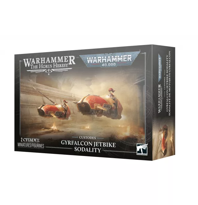 Warhammer: Horus Heresy - Custodes - Gyrfalcon Jetbike Sodality (2 figurky) - Stolová hra