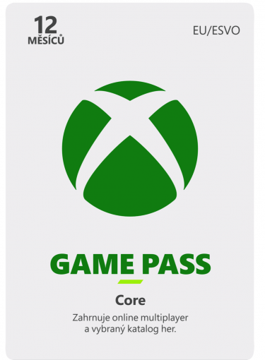 Game Pass Core - předplatné na 12 měsíců (XONE)
