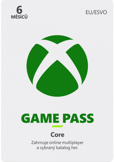 Game Pass Core - předplatné na 6 měsíců (XONE)