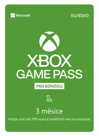Game Pass předplatné na 3 měsíce (XONE DIGITAL) (DIGITAL)