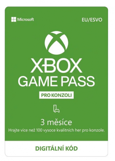Xbox Game Pass předplatné na 3 měsíce (XONE DIGITAL) (XONE)
