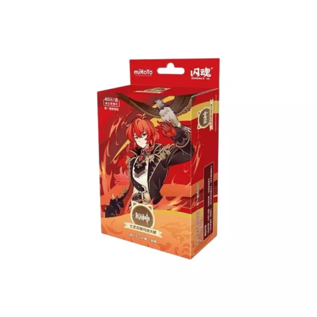 Kartová hra Genshin Impact TCG - Pre-Built Starter Deck Diluc (CN) - Zberateľská kartová hra TCG