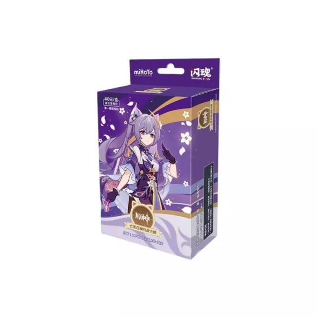Kartová hra Genshin Impact TCG - Pre-Built Starter Deck Keqing (CN) - Zberateľská kartová hra TCG