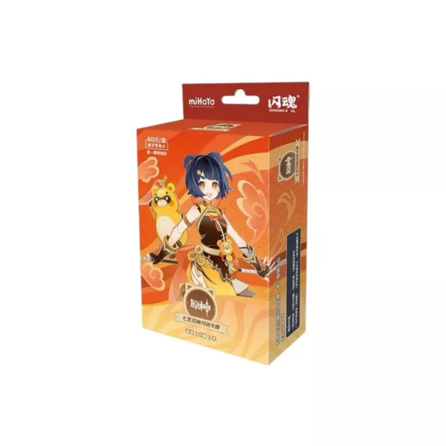 Kartová hra Genshin Impact TCG - Pre-Built Starter Deck Xiangling (CN) - Zberateľská kartová hra TCG