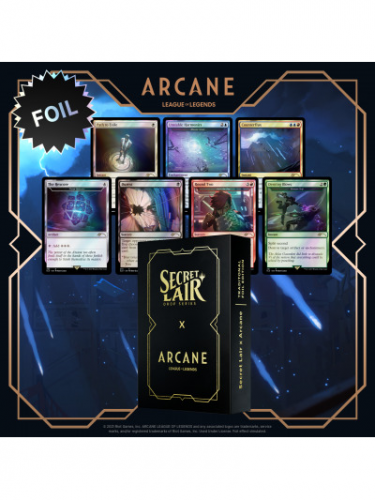 Kartová hra Magic: The Gathering Secret Lair x Arcane - Foil Edition