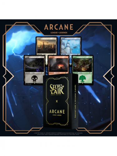 Kartová hra Magic: The Gathering Secret Lair x Arcane - Lands