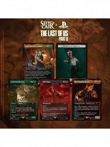 Kartová hra Magic: The Gathering Secret Lair x The Last of Us Part II