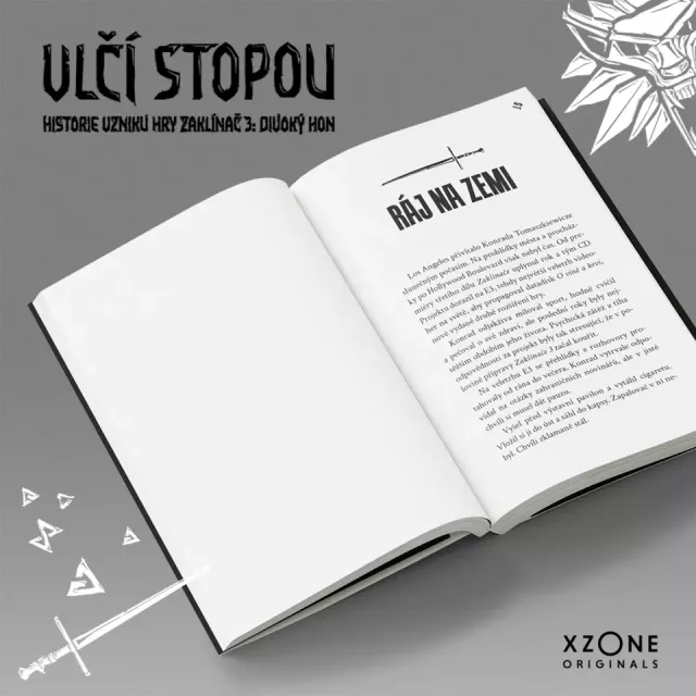 Výhodný set Kartová hra Zaklínač 3: Divoký Hon - Gwint CZ + kniha Vlčí stopou - Historie vzniku hry Zaklínač 3: Divoký hon - Stolová hra
