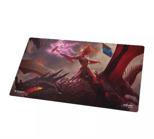 Herná podložka Gamegenic - Magic: The Gathering - Doublesided Playmat: Reality Fracture - Kiora of Salt and Sand & Fire and Ashes - MTG: Reality Fracture