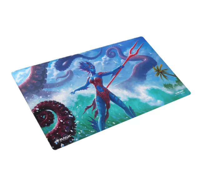Herná podložka Gamegenic - Magic: The Gathering - Doublesided Playmat: Reality Fracture - Kiora of Salt and Sand & Fire and Ashes - Magic The Gathering