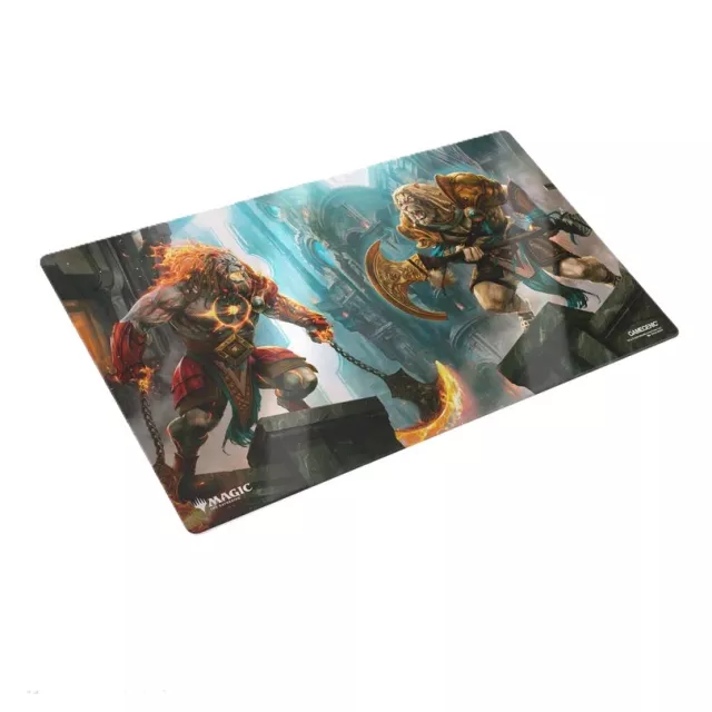 Herná podložka Gamegenic - Magic: The Gathering - Shiny Playmat: Reality Fracture - Ajani, Path of Vengeance & Counterattack Leader - Magic The Gathering