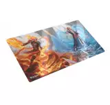 Herná podložka Gamegenic - Magic: The Gathering - Shiny Playmat: Reality Fracture - Chandra, Chill of Compliance & Torch of Defiance - Magic The Gathering