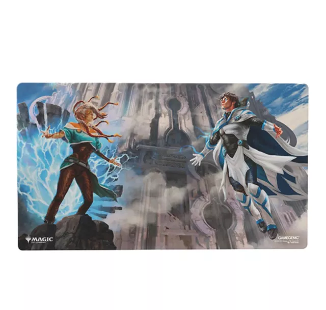 Herná podložka Gamegenic - Magic: The Gathering - Shiny Playmat: Reality Fracture - Tam Beleren, Conflicted & Jace, Building Reality - Magic The Gathering