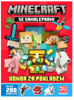 Kniha Minecraft - Honba za pokladem se samolepkami