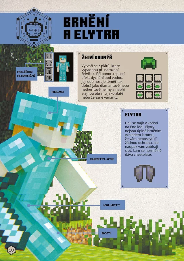Kniha Minecraft - Příručka bojovníka