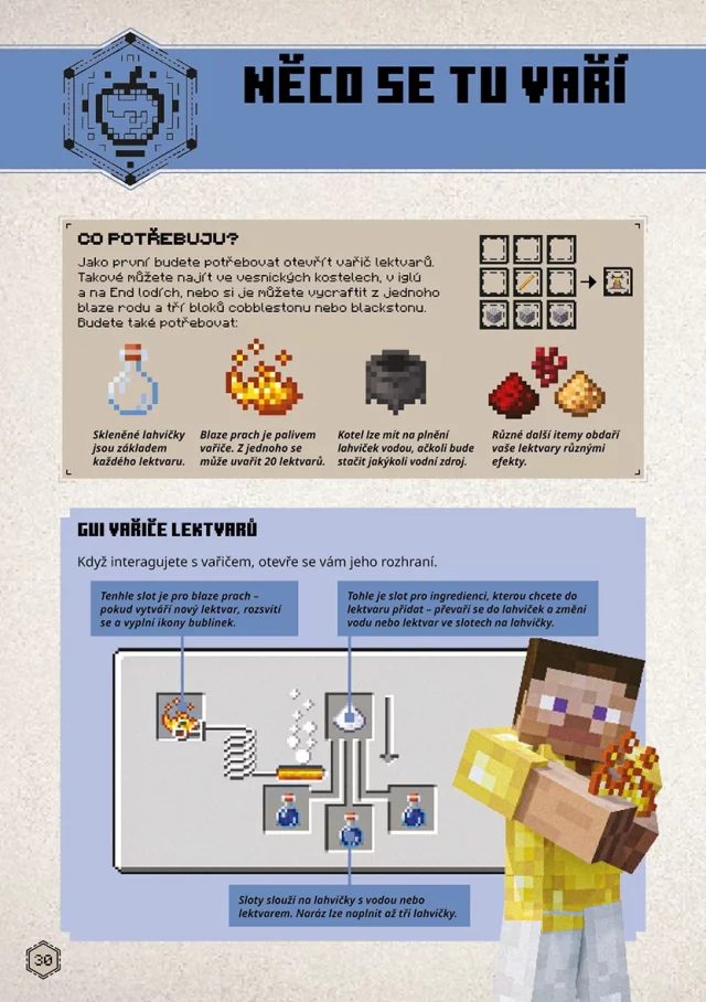 Kniha Minecraft - Příručka bojovníka