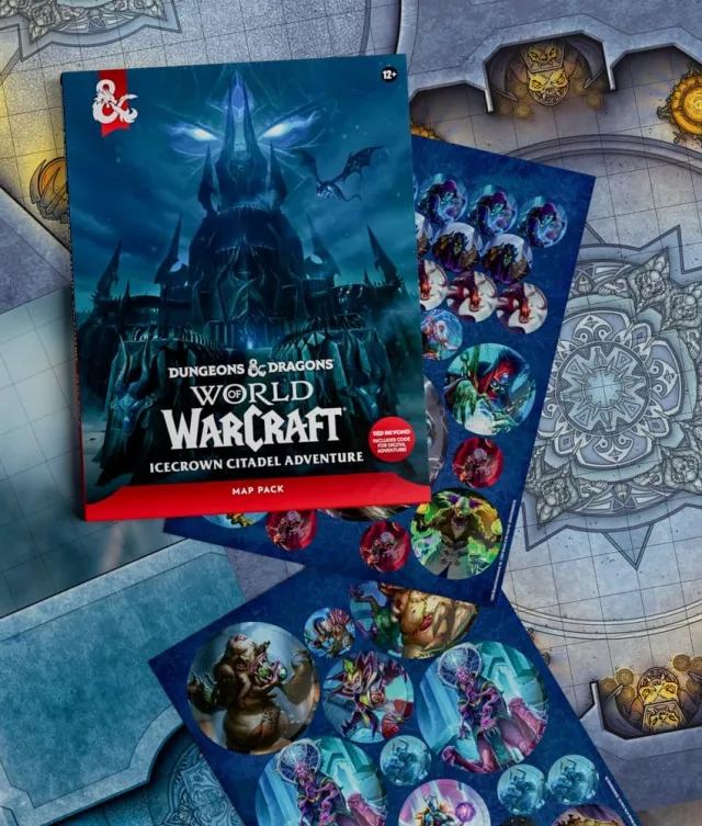 Mapa Dungeons & Dragons - World of Warcraft Icecrown Citadel Adventure (Map Pack) - Stolová hra
