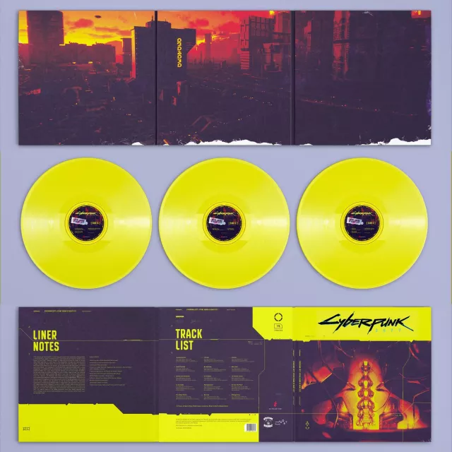 Oficiálny soundtrack Cyberpunk 2077: Future Sound of Night City na 3x LP - Gramofónová platňa