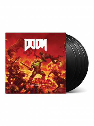 Oficiálny soundtrack DOOM na LP (4x čierny vinyl) (rozbalene)