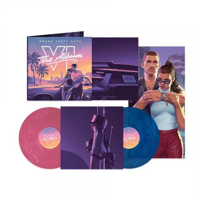 Oficiálny soundtrack Grand Theft Auto VI: The Album (Coloured Marbled) na 2x LP - Gramofónová platňa
