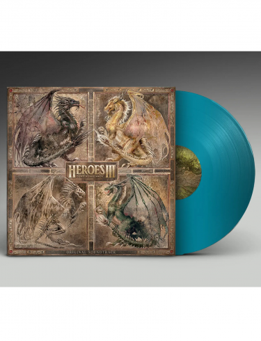 Oficiálny soundtrack Heroes of Might & Magic III na 2x LP (Fortress Teal)