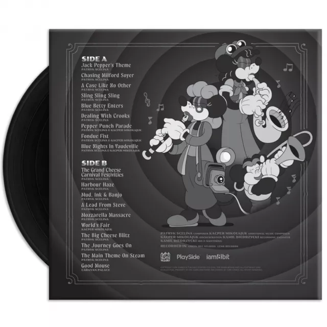 Oficiálny soundtrack MOUSE: P.I. For Hire (Patryk Scelina) na LP - Gramofónová platňa