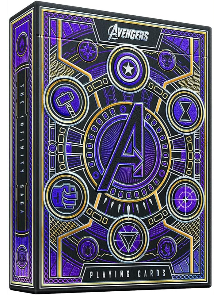 Theory11 Hracie karty Marvel - Avengers (Purple Version)