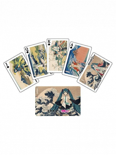 Hracie karty Vocaloid – Katsushika Hokusai × Hatsune Miku