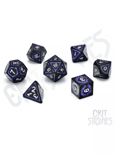 Kocky Astral Gleam Metal - RPG Dice Set (7 ks)