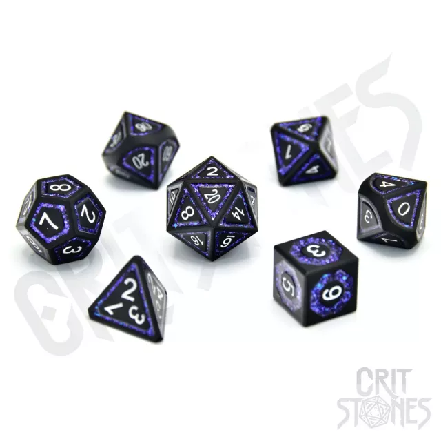 Kocky Astral Gleam Metal - RPG Dice Set (7 ks)