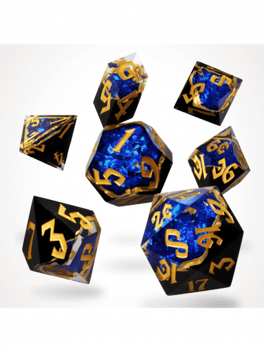 Kocky Azure Artifacts Geode - RPG Dice Set (7 ks)