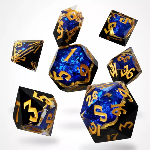 Kocky Azure Artifacts Geode - RPG Dice Set (7 ks)