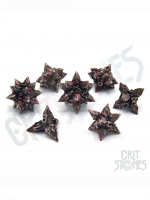 Kocky Brutal Bane Metal - RPG Dice Set  (7 ks)