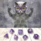 Kocky Cats - Purrito fialovo-zlaté