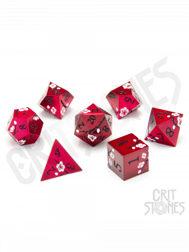 Kocky Dawn Blossom Metal - RPG Dice Set (7 ks)