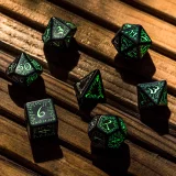 Kocky Elvish - čierno-zelené (svietiace)