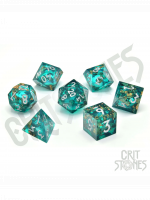 Kocky Forest Fountain Liquid Core - RPG Dice Set  (7 ks)