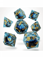 Kocky Ice Dragon's Gaze Floating Eye - RPG Dice Set  (7 ks)