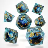 Kocky Ice Dragon's Gaze Floating Eye - RPG Dice Set  (7 ks)