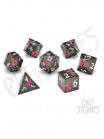 Kocky Nighttime Blossom Metal - RPG Dice Set (7 ks)