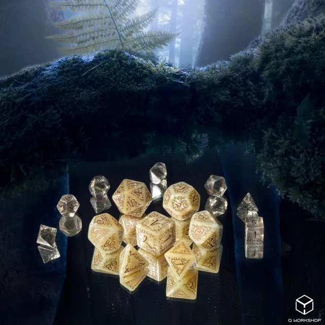 Kocky Q-Workshop: Elvish Jumbo Dice Set (Q-Workshop)