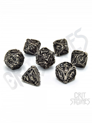 Kocky Soulreaper Hollow Metal - RPG Dice Set (7 ks)