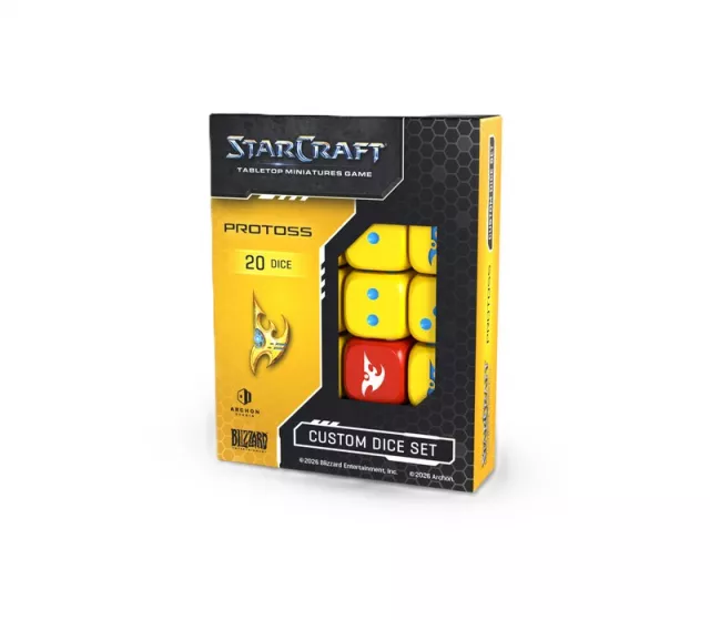 Kocky StarCraft - Dice Set - Protoss