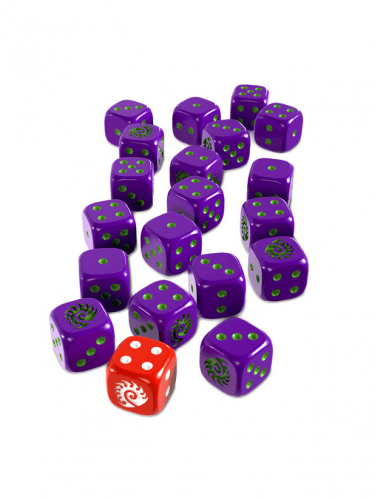 Kocky StarCraft - Dice Set - Zerg