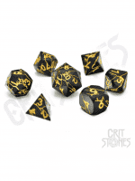 Kocky Torn Mystic Metal - RPG Dice Set (7 ks)