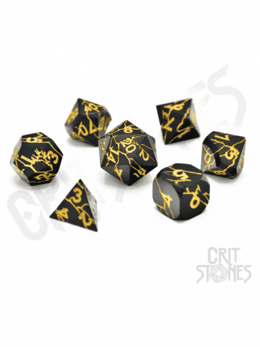 Kocky Torn Mystic Metal - RPG Dice Set (7 ks)