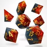 Kocky Volcanic Amber Resin - RPG Dice Set (7 ks)